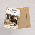 New Pony Day Card — Congratulations on Your New Pony
