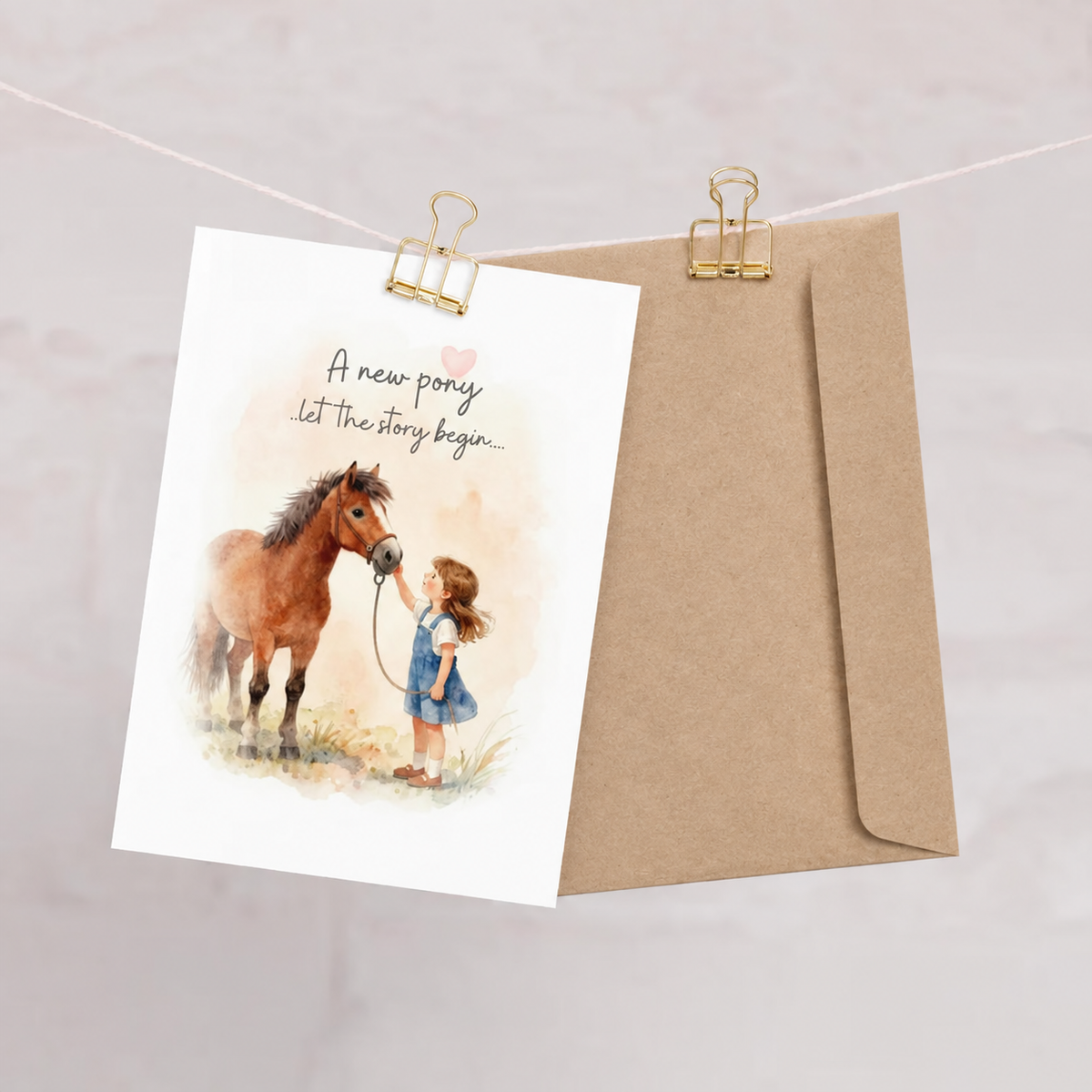 New Pony Day Card — Congratulations on Your New Pony