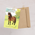 New Pony Day Card — Congratulations on Your New Pony