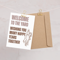 Welcome to the Yard — Equestrian Greeting Card
