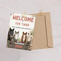 Welcome to the Yard — Equestrian Greeting Card