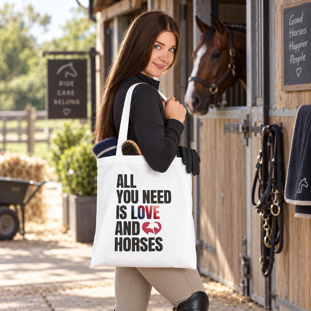 All You Need Is Love and Horses — Tote Bag