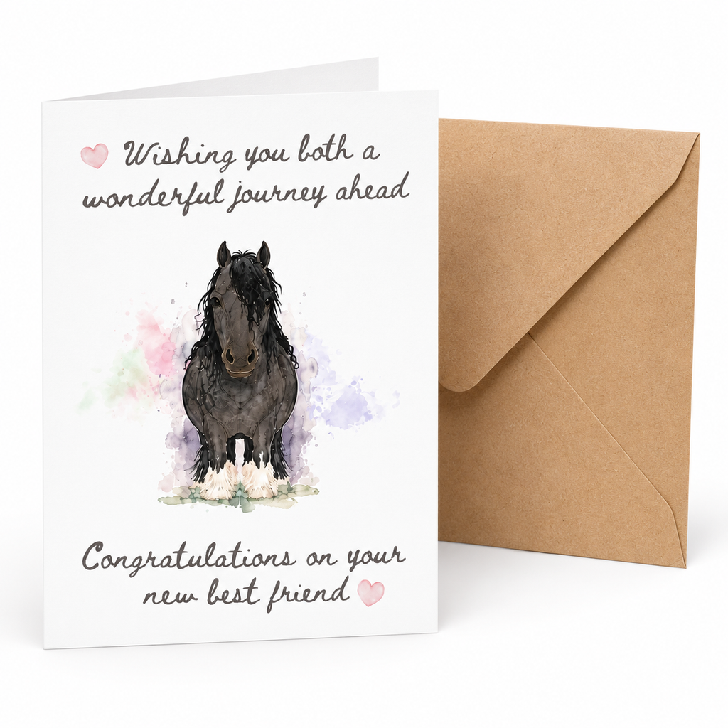 Congratulations on Your New Best Friend — Equestrian Greeting Card