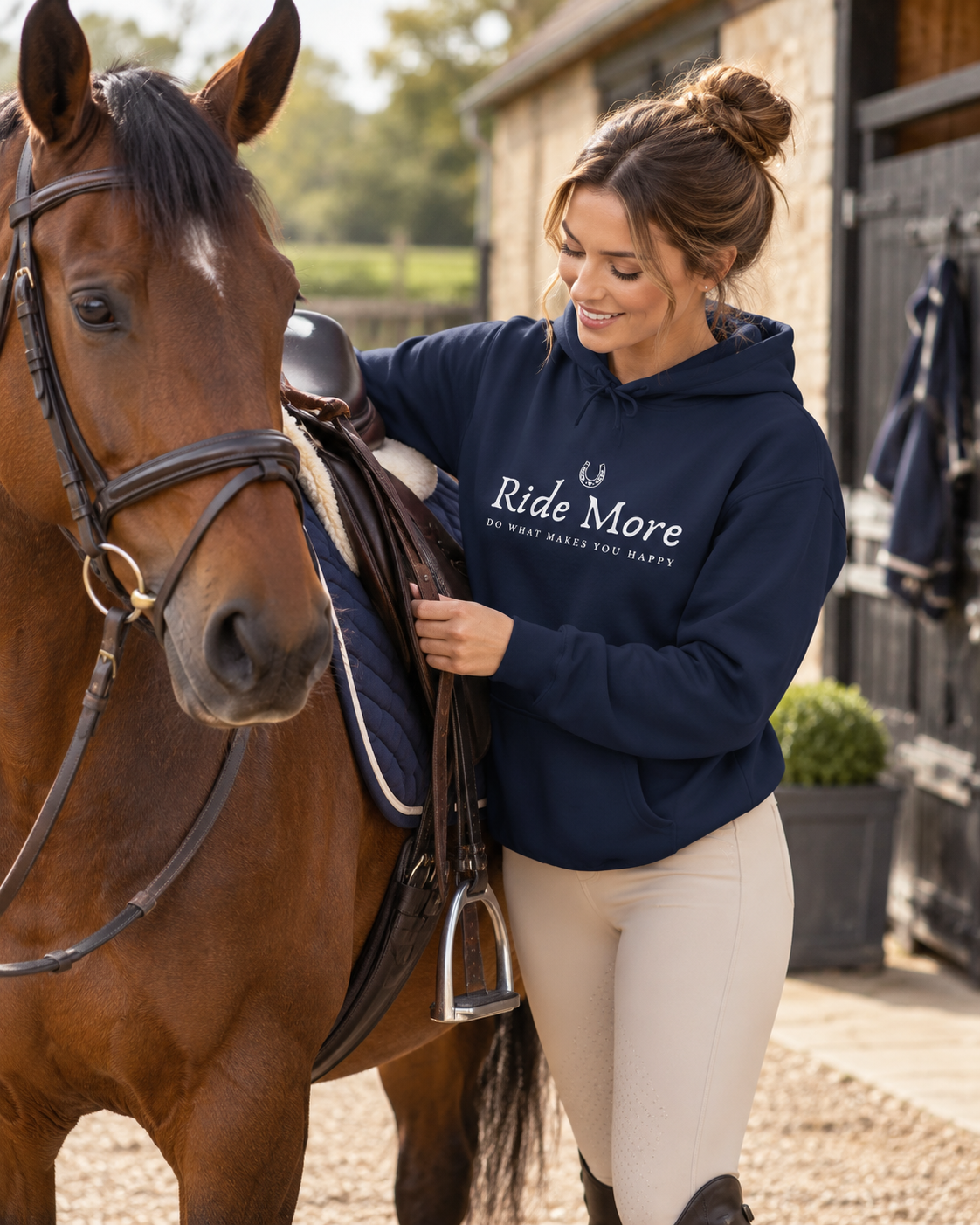 Ride More - Do what makes you happy - Dark hoodie