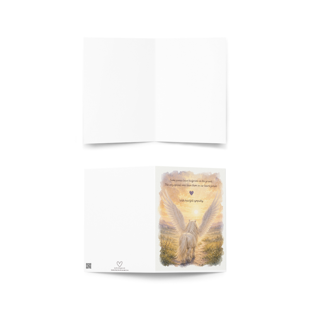 Thinking of You — Equestrian Sympathy Card