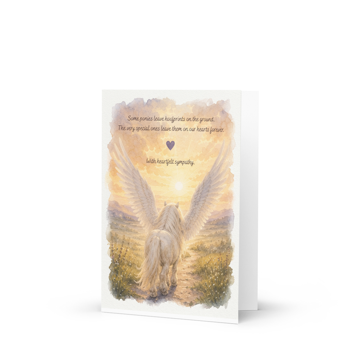 Thinking of You — Equestrian Sympathy Card
