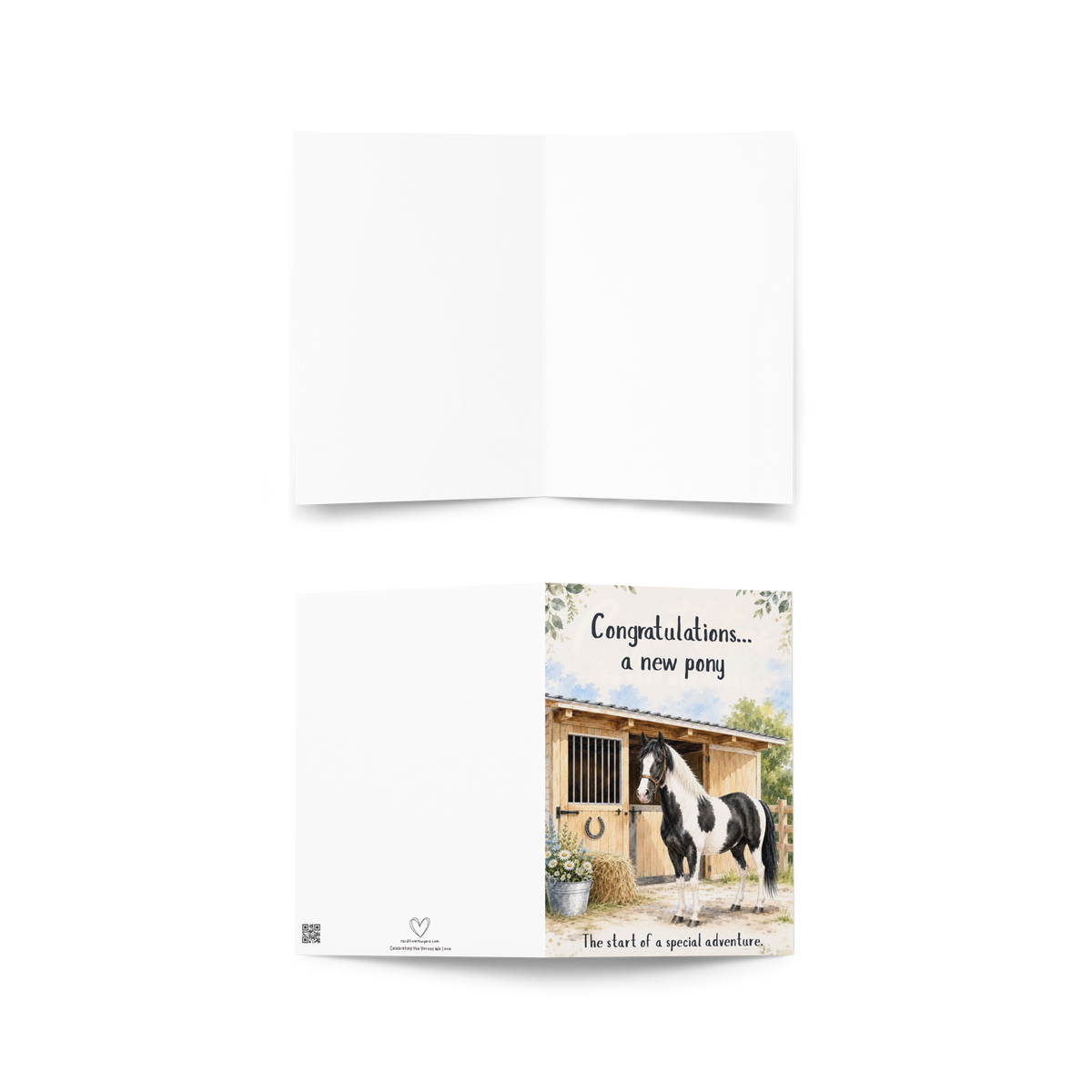 New Pony Day Card — Congratulations on Your New Pony