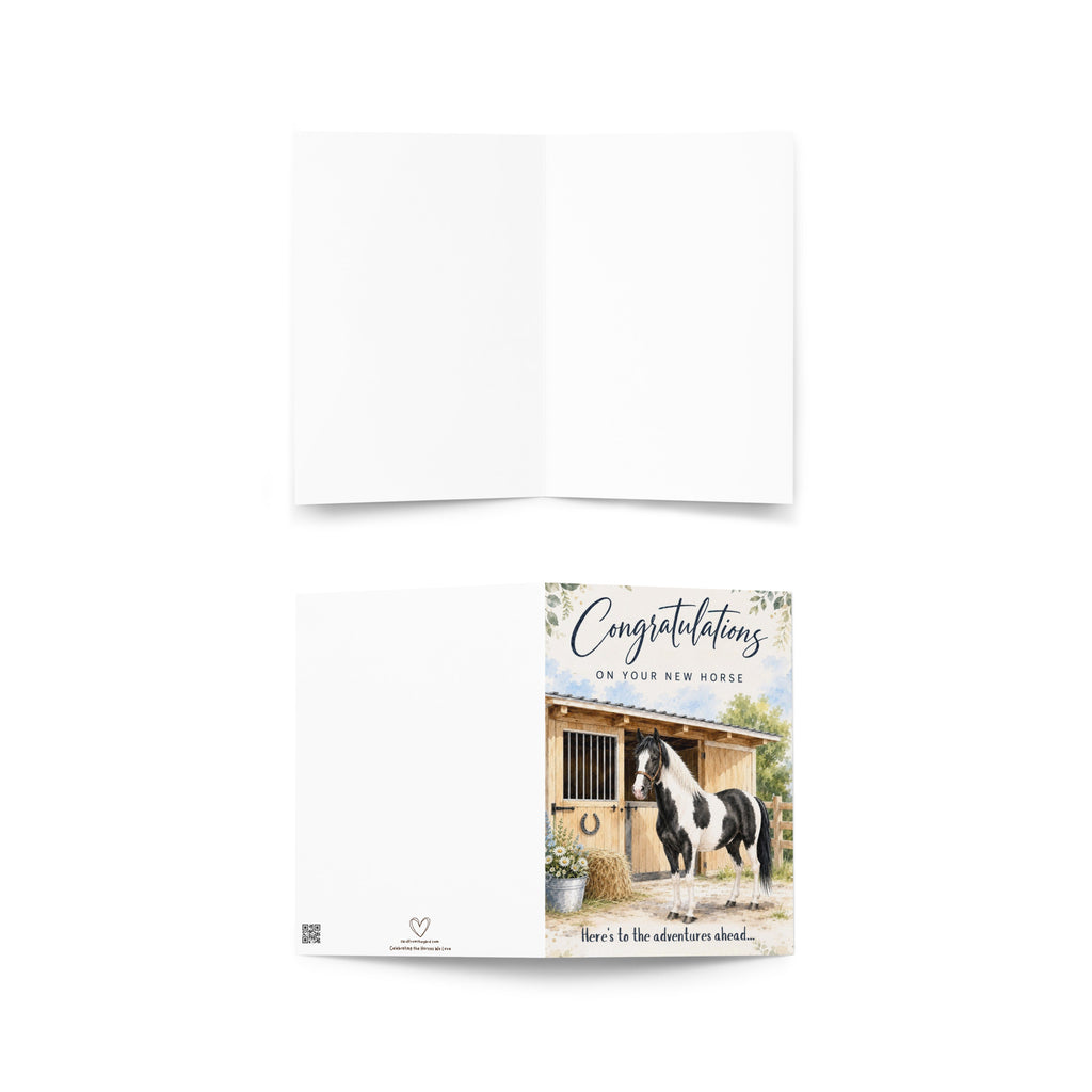 New Horse Day Card — Congratulations on Your New Horse