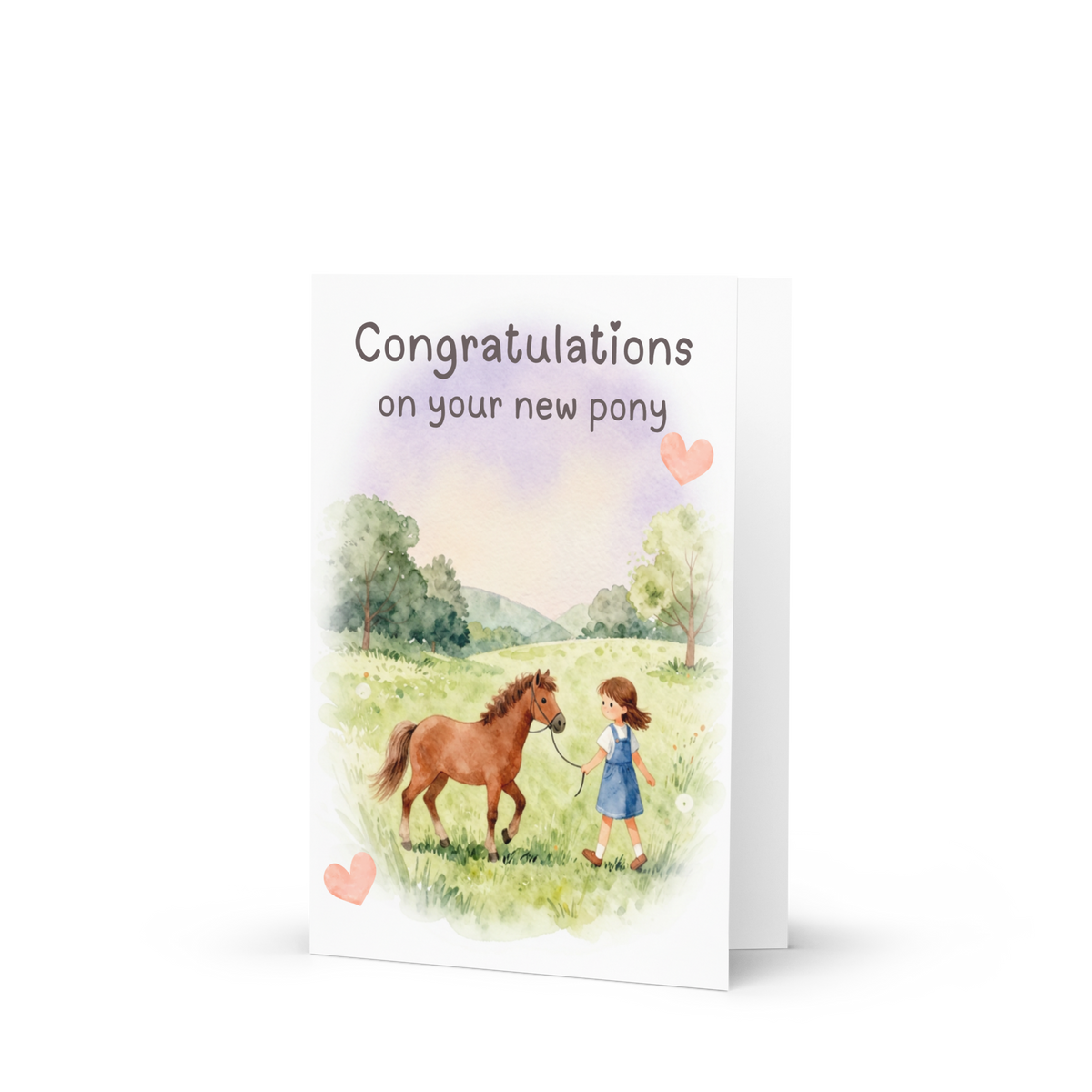 New Pony Day Card — Congratulations on Your New Pony