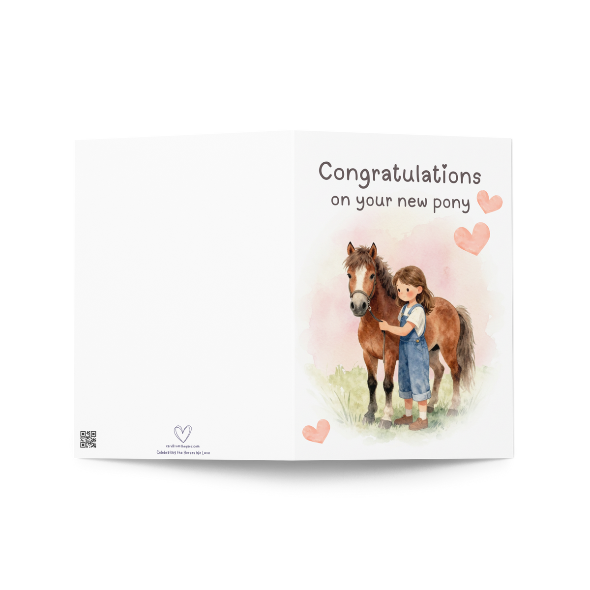 New Pony Day Card — Congratulations on Your New Pony